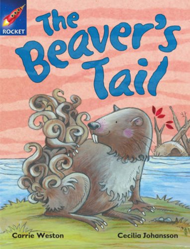 Book cover featuring a beaver swimming in a river, illustrated style.