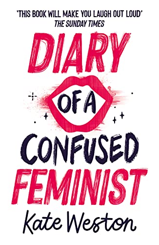 Book cover with red lettering, a mouth illustration, and author Kate Weston.