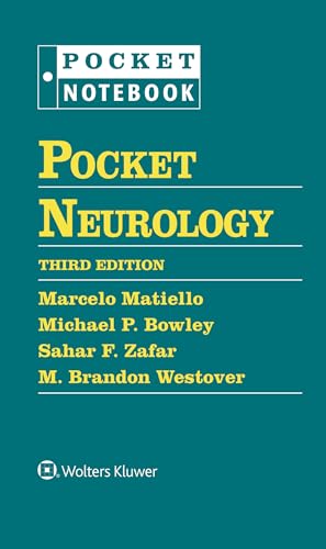 Blue cover of "Pocket Neurology" notebook, third edition, with author names.