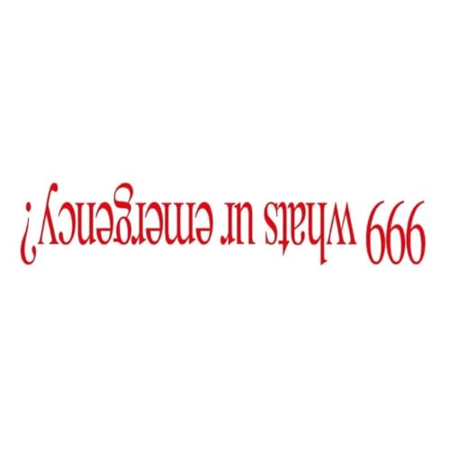 Red text on white background reads "999 what's your emergency?".