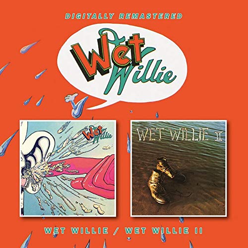CD cover for Wet Willie albums featuring colorful graphics and text.