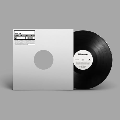 Weval Night Versions EP vinyl record with a white sleeve and black vinyl disc.