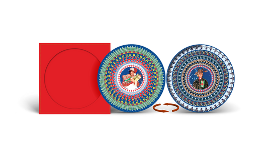 Wham! "Last Christmas" zoetrope vinyl LP with red sleeve and animated disc.