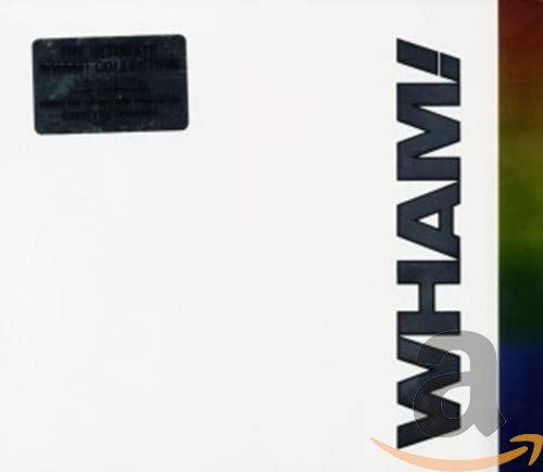 Wham! CD cover, white background with large, bold black lettering.