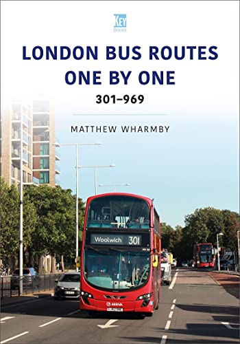 Book cover: London bus route guide with a red double-decker bus.