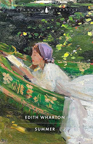 Book cover showing an impressionist painting of a woman in a white dress reading.