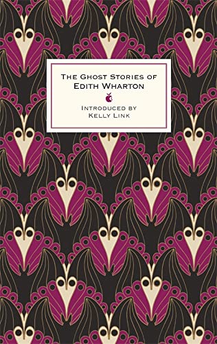 Book cover: "The Ghost Stories Of Edith Wharton" with a bat pattern.