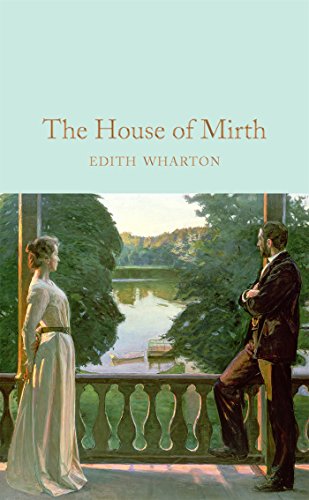 Book cover: “The House of Mirth” with a painting of a couple overlooking water.