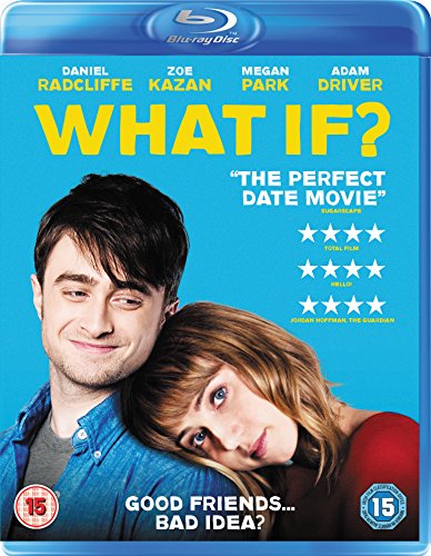 Man and woman on Blu-ray cover, smiling and leaning on each other.