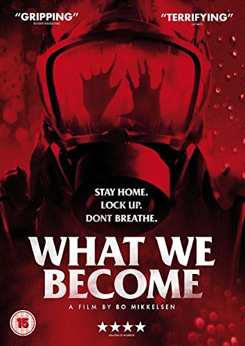 DVD cover art featuring a person in a gas mask against a red background.