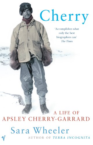 Book cover: portrait of Apsley Cherry-Garrard in Antarctic expedition gear.