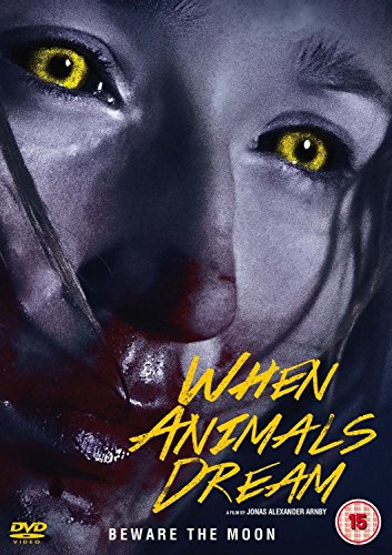 DVD cover for "When Animals Dream" featuring a close-up of a girl's face.