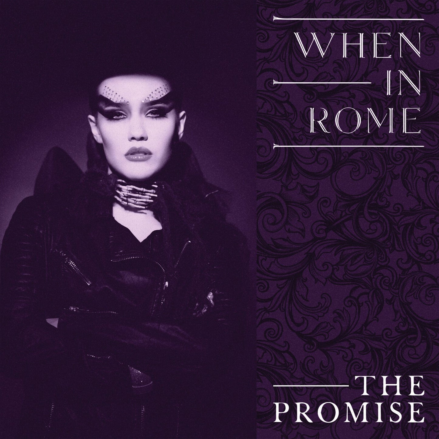 CD cover for “When In Rome - The Promise” featuring a woman’s portrait.