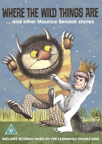 DVD cover for "Where The Wild Things Are" featuring a monster and boy.