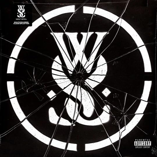 BlackLBCSBBWhite stylized logo inside a circle on black background with shattered glass effect.