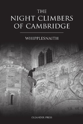 Book cover: a climber scaling a stone building at night.