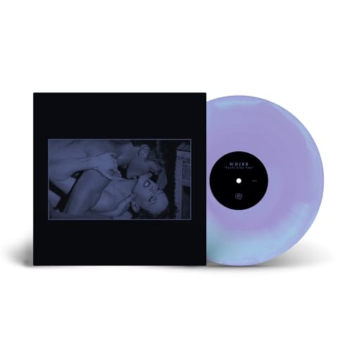 Whirr “Feels Like You” vinyl record, lilac disc and black jacket.
