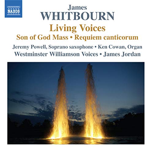 CD cover featuring two illuminated fountains against a dark sky, with text details above.