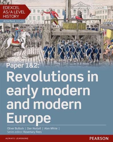 Textbook cover showing a historical illustration of a public execution in a city square.