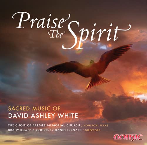 CD cover art featuring a bird flying against a vibrant, orange-toned sunset sky.