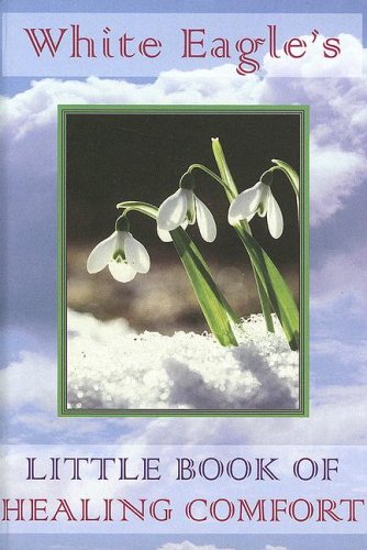 Book cover featuring white snowdrop flowers in snow against a cloudy blue sky background.