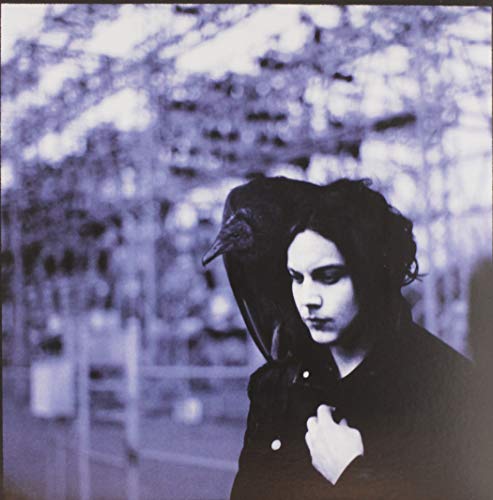 Jack White album cover: a man with a raven on his head.