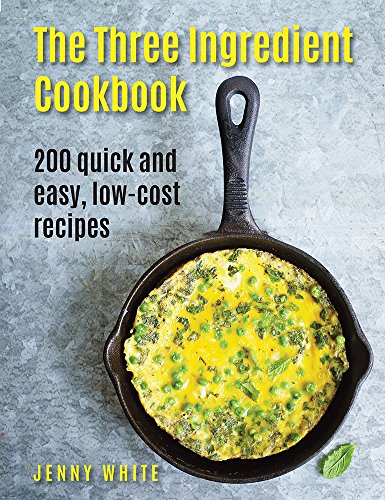 Cookbook cover with a frying pan containing a yellow and green frittata.