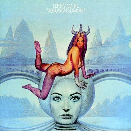 Album cover for Lenny White’s “Venusian Summer” featuring surreal artwork.