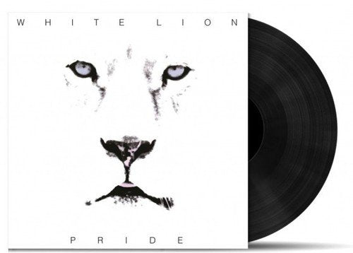 Album cover featuring a stylized white lion face against a plain white background.