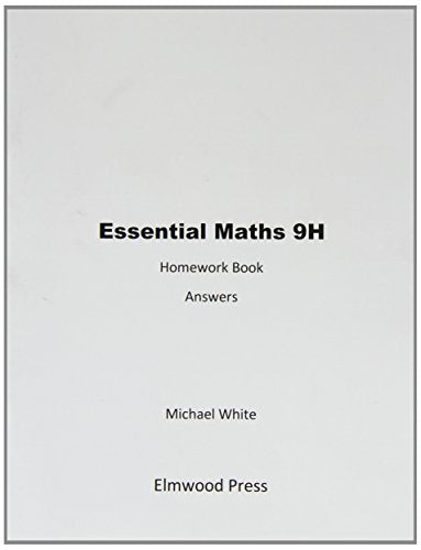 A homework book with maths problems and answers for high school students, 9th grade.