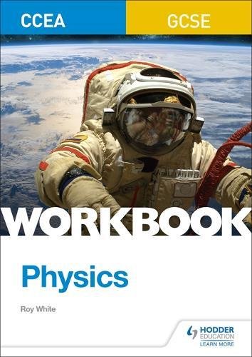 CCEA GCSE Physics workbook cover with astronaut and Earth image.