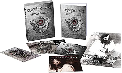 Whitesnake “Restless Heart” Super Deluxe Edition CD set with packaging and portrait.