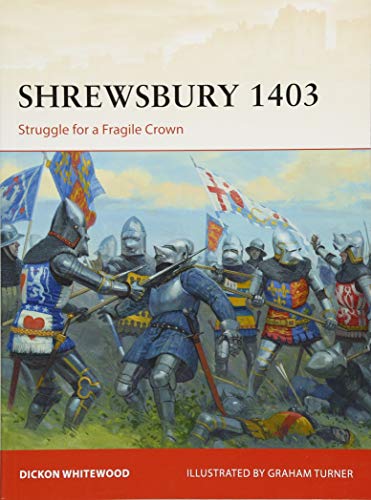 Book cover depicting medieval knights in battle, Shrewsbury 1403.
