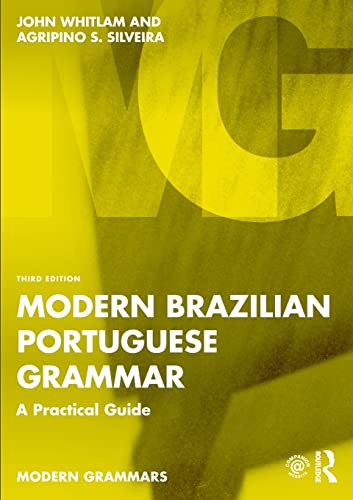 Book cover: "Modern Brazilian Portuguese Grammar" in bold yellow and black text.