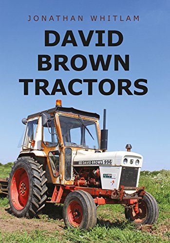 Book cover featuring a vintage orange and red David Brown 996 tractor.