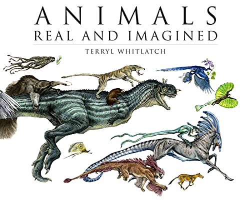 Book cover featuring a collection of various illustrated real and fantasy creatures.