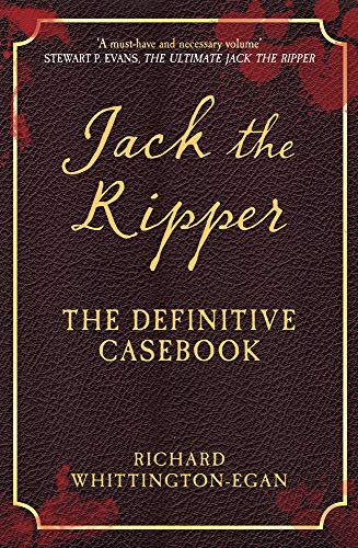 Book cover with dark leather texture, blood splatters, and gold text on a black background.