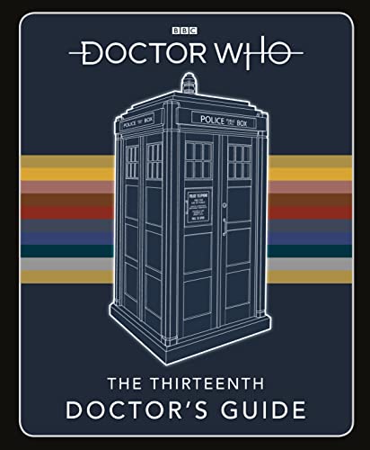Book cover featuring a white line drawing of the Doctor Who TARDIS.