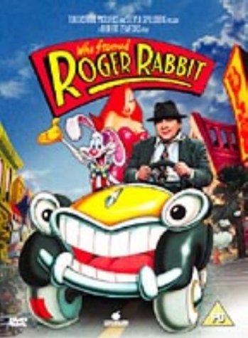 Who Framed Roger Rabbit" DVD cover featuring a cartoon rabbit and detective.