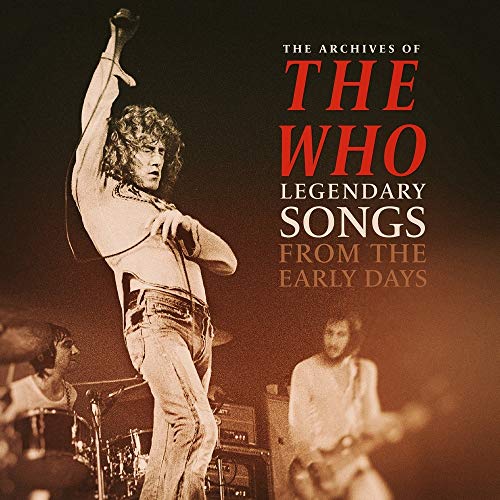 The Who album cover featuring a performing musician with raised arm.
