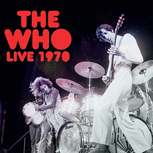 The Who Live 1970 album cover featuring musicians on stage.