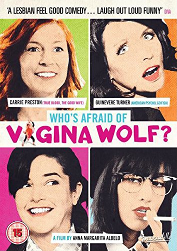 DVD cover featuring four women’s portraits and the title “Who’s Afraid of Vagina Wolf?”