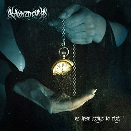 CD cover for Whyzdom’s “As Time Turns To Dust” featuring a pocket watch.