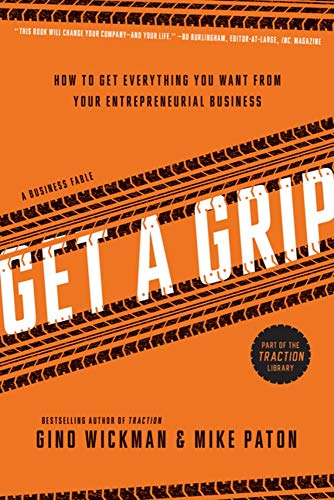 Book with business title and author name on cover, likely with a professional design.