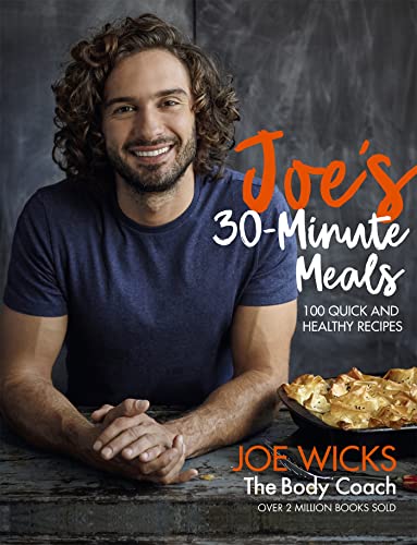 Book cover featuring Joe Wicks, author of “Joe’s 30-Minute Meals.”