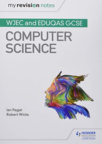 GCSE Computer Science revision notes book cover with colorful abstract design.