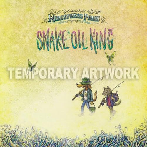 Widespread Panic album cover: illustrated figures with a snake and waves.