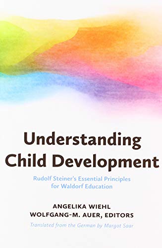 Book cover with watercolor wash, title “Understanding Child Development.”