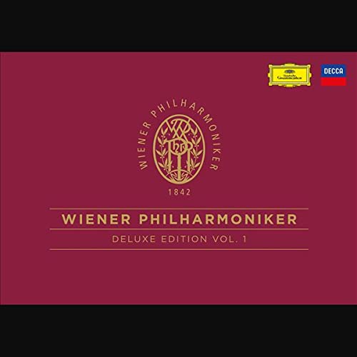 Red album cover for "Wiener Philharmoniker - Deluxe Edition Vol. 1" CD.