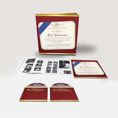 Red CD box set with opera details and accompanying booklet/inserts.